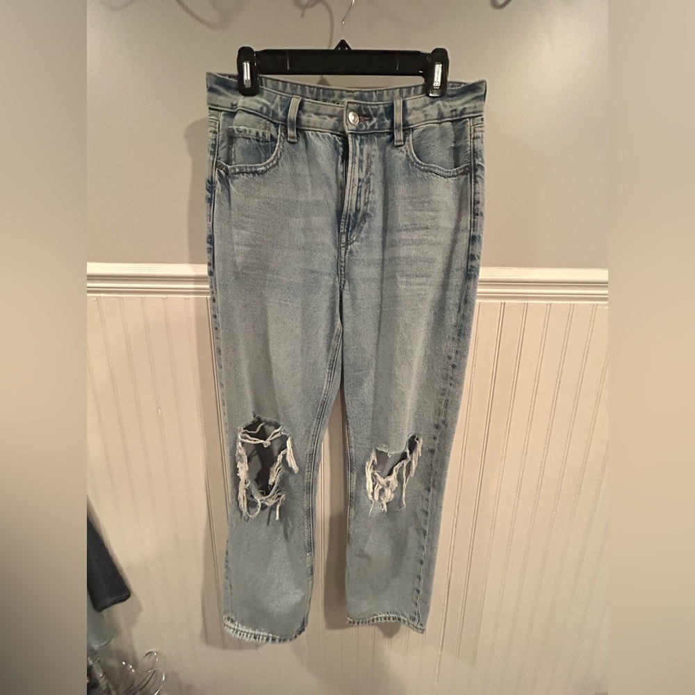 American Eagle mom straight jeans